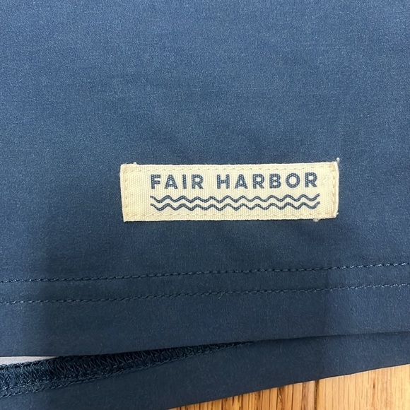 Fair‎ Harbor Blue Striped Swim Surf SUP Board Shorts - Picture 2 of 5